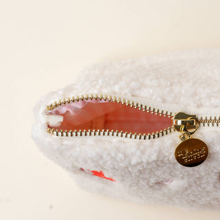 Teddy Pouch-Strawberry Fields *final sale