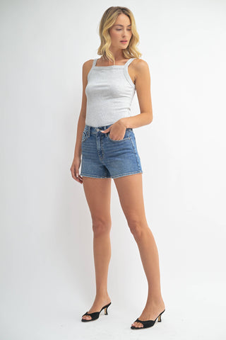 Clean Hem Stretch Short