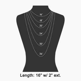 Two-Tone Equestrian Horse Bit Station Wheat Chain Necklace: TWOTONE - The Red Thread Boutique