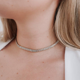 Dazed In Diamonds Choker Necklace