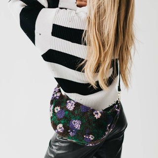 Shirley Sherpa Crossbody Bag: Leopard