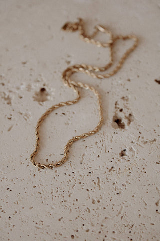 Rope chain necklace