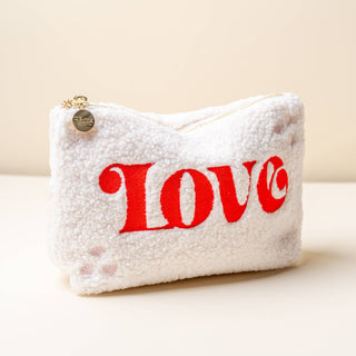 Teddy Pouch-Love *final sale