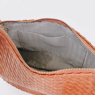 Romee Woven Saddle Bag, Cream *final sale