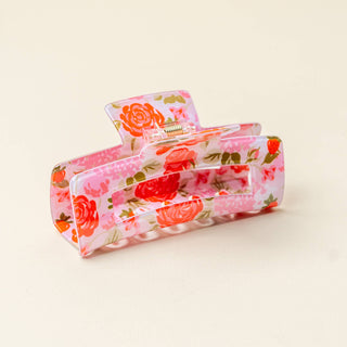 Claw Clip-Rose Garden *final sale