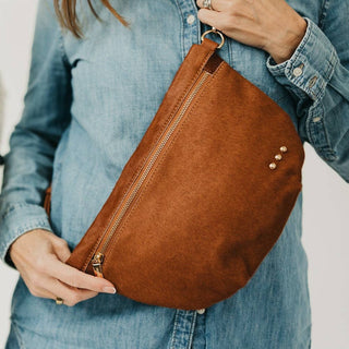 Hair On Hide Westlyn Bum Bag: Brown