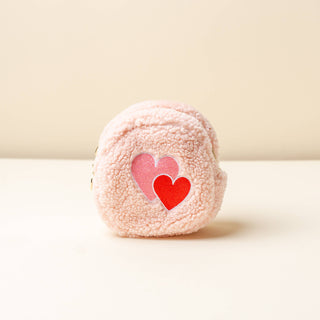 Teddy Pouch-Circle Heart to Heart *final sale