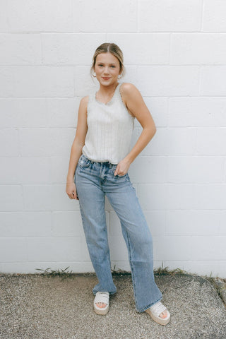 90's Super High Rise Wide Jeans - The Red Thread Boutique
