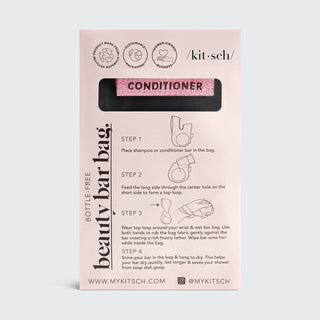 Conditioner Beauty Bar Bag - Black - The Red Thread Boutique