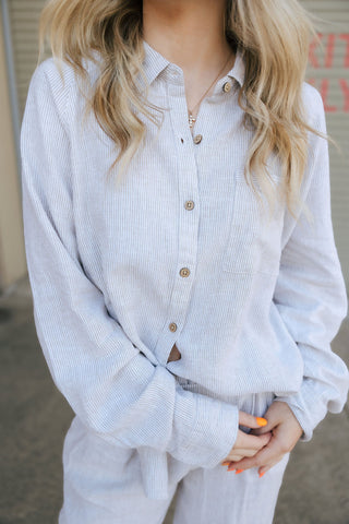 Anastasia Shirt, White Oak