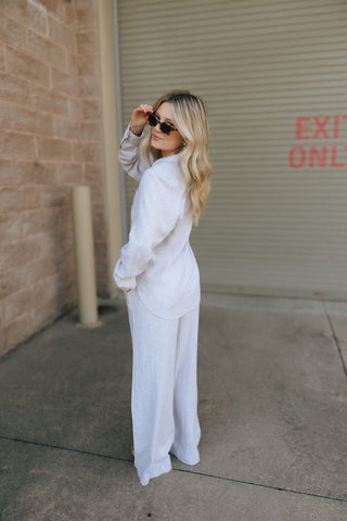 Anastasia Pants, White Oak