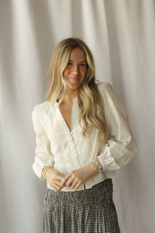 Z Supply Louella Button Up, Cloud