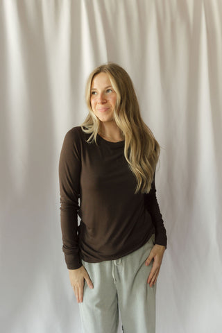 Stacy Top, Coffee Bean