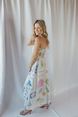 Marli Vacay Midi Dress, Ivory