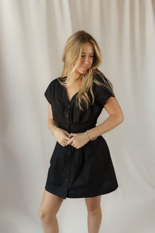 Z Supply Sanna Mini Dress, Black