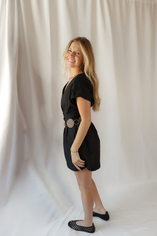 Z Supply Sanna Mini Dress, Black