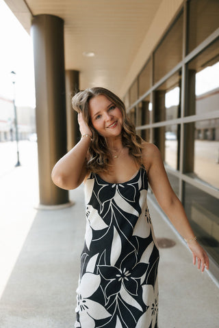 Cecily Madero Maxi Dress, Black by Z Supply