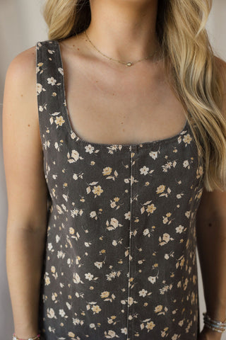 Maple Floral Mini Dress - The Red Thread Boutique