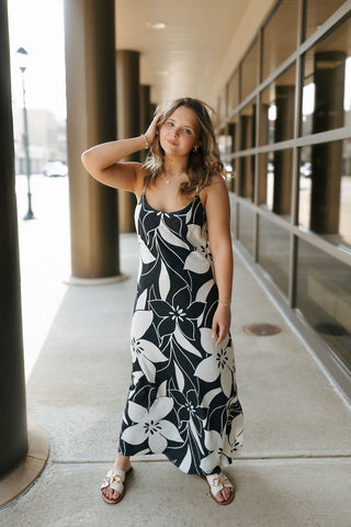 Cecily Madero Maxi Dress, Black by Z Supply