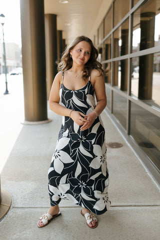 Cecily Madero Maxi Dress, Black by Z Supply