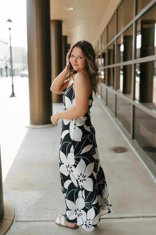 Cecily Madero Maxi Dress, Black by Z Supply