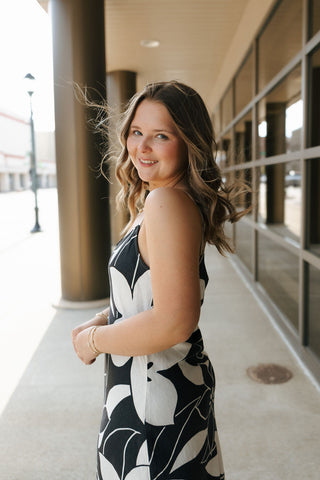 Cecily Madero Maxi Dress, Black by Z Supply