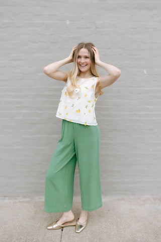 Buttercups Top, Cream Multi