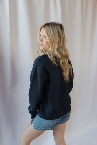 June Nautical Motif American Flag Sweatshirt - The Red Thread Boutique