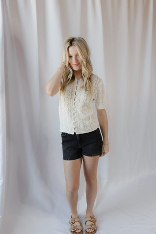 Z Supply Adria Sweater Top, Island Coconut - The Red Thread Boutique