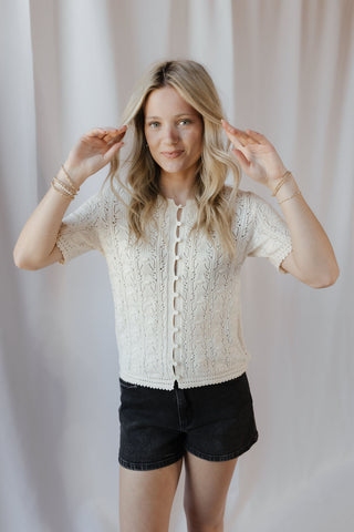 Z Supply Adria Sweater Top, Island Coconut - The Red Thread Boutique
