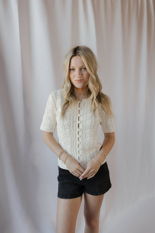 Z Supply Adria Sweater Top, Island Coconut - The Red Thread Boutique