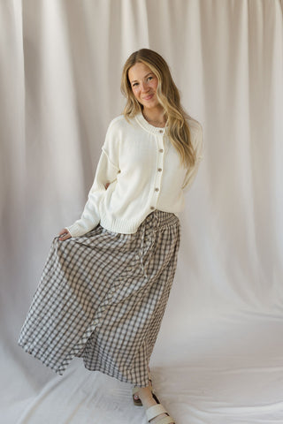 Phoebe Plaid Skirt - The Red Thread Boutique