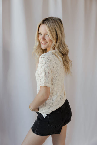 Z Supply Adria Sweater Top, Island Coconut - The Red Thread Boutique