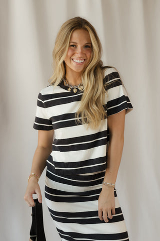 Z Supply Stellan Striped Jersey Tee