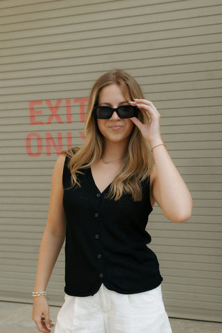 Wanderlust Sweater Vest, Black by Z Supply *final sale