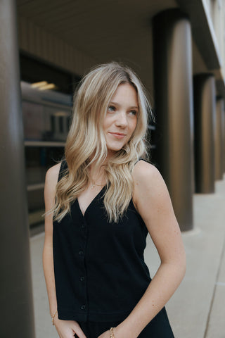 Solace Jersey Top, True Black by Z Supply