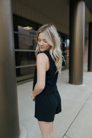 Solace Jersey Top, True Black by Z Supply