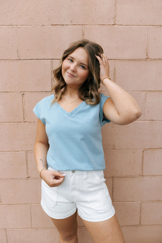 Utility Shorts, White