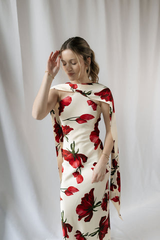 Poppy Scarf Dress