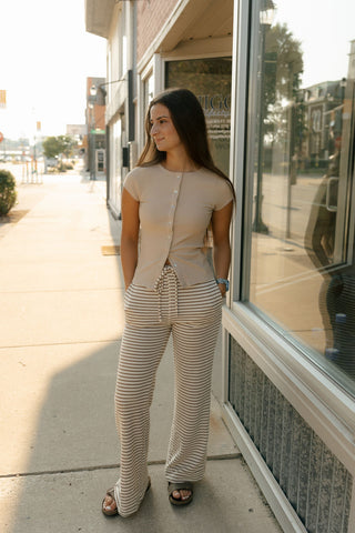 Luna Breeze Cardi, Beige *final sale