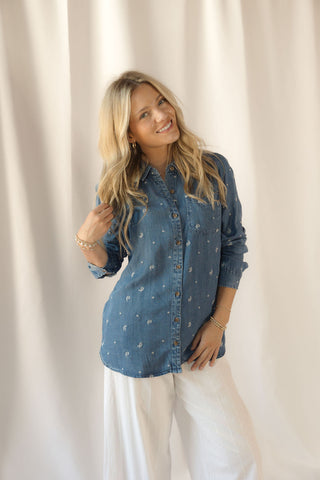 Bae Shirt, Nelly Paisley - The Red Thread Boutique