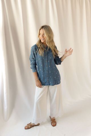 Bae Shirt, Nelly Paisley - The Red Thread Boutique