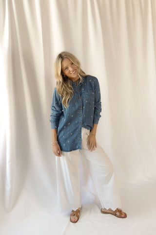 Bae Shirt, Nelly Paisley - The Red Thread Boutique