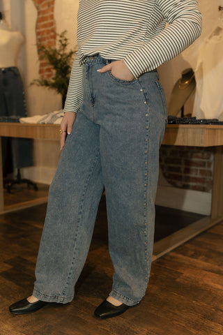 Marla Studded Jeans - The Red Thread Boutique