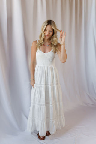 Z Supply Behati Eyelet Midi Dress - The Red Thread Boutique