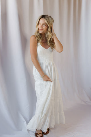 Z Supply Behati Eyelet Midi Dress - The Red Thread Boutique
