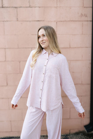 Anastasia Shirt, White Clay