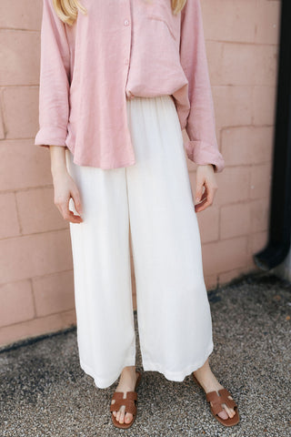 Scout Linen Rayon Pant, Sea Salt by Z Supply