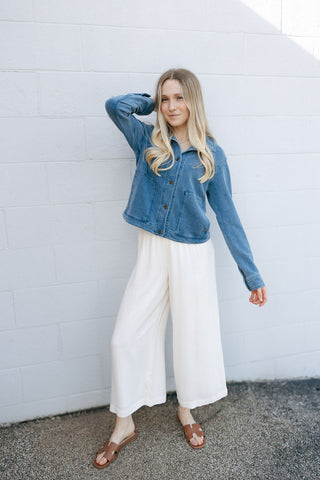 Scout Linen Rayon Pant, Sea Salt by Z Supply