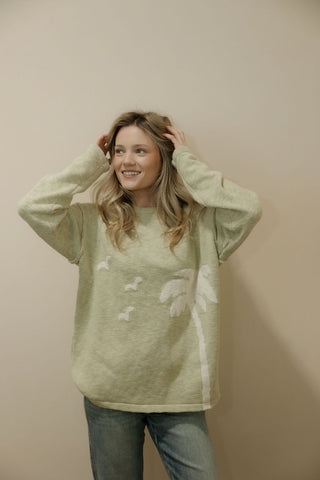 Catalina Graphic Sweater - The Red Thread Boutique